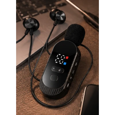 Casti Wireless L6 cu Microfon Bluetooth afisaj digital Quick Charge si Functie AI