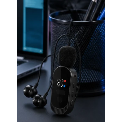 Casti Wireless L6 cu Microfon Bluetooth afisaj digital Quick Charge si Functie AI
