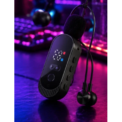Casti Wireless L6 cu Microfon Bluetooth afisaj digital Quick Charge si Functie AI
