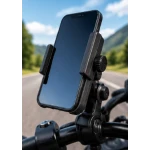 Suport telefon pentru motocicleta/bicicleta prindere reglabila rotire 360 montare pe Ghidon