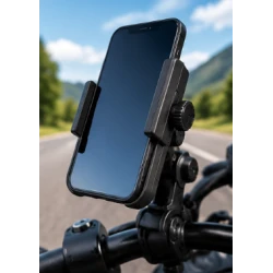 Suport telefon pentru motocicleta/bicicleta prindere reglabila rotire 360 montare pe Ghidon
