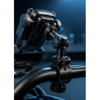 Suport telefon pentru motocicleta/bicicleta prindere reglabila rotire 360 montare pe Ghidon