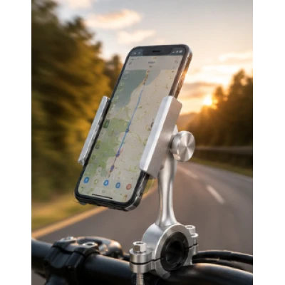 Suport telefon pentru motocicleta si bicicleta NO 3313 prindere reglabila pe ghidon fixare stabila
