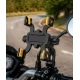 Suport telefon pentru bicicleta si motocicleta rotire 360 anti vibratii reglabil prindere pe ghidon