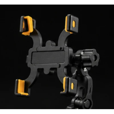Suport telefon pentru bicicleta si motocicleta rotire 360 anti vibratii reglabil prindere pe ghidon