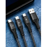 Cablu de incarcare rapida 120W USB  Type C / Lightning / Android Lungime 1–2 m