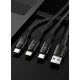 Cablu de incarcare rapida 120W USB  Type C / Lightning / Android Lungime 1–2 m