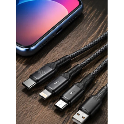 Cablu de incarcare rapida 120W USB  Type C / Lightning / Android Lungime 1–2 m
