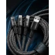 Cablu de incarcare rapida 120W USB  Type C / Lightning / Android Lungime 1–2 m