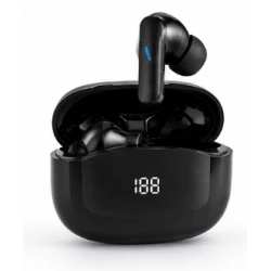 Casti Wireless TWS Mate 80 Bluetooth Pure Bass carcasa cu afisaj digital