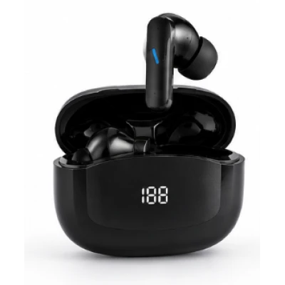 Casti Wireless TWS Mate 80 Bluetooth Pure Bass carcasa cu afisaj digital