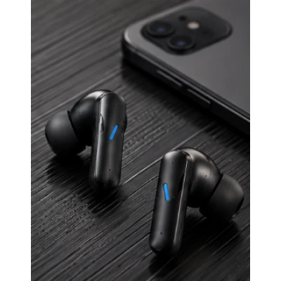 Casti Wireless TWS Mate 80 Bluetooth Pure Bass carcasa cu afisaj digital