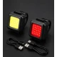 Set 2 Lumini LED pentru bicicleta FT 3028 far fata + stop spate reincarcabile USB