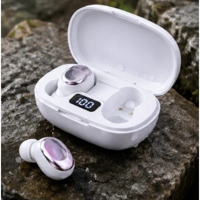 Casti Wireless TWS Y02 Bluetooth carcasa de incarcare microfon Integrat