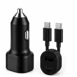 Incarcator auto rapid Dual Port USB + USB Type C 45W + 15W