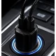 Incarcator auto rapid Dual Port USB + USB Type C 45W + 15W