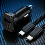 Incarcator auto rapid Dual Port USB + USB Type C 45W + 15W