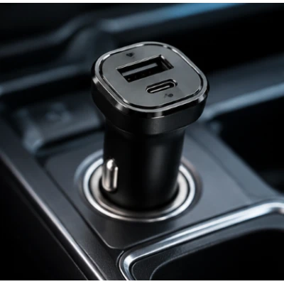 Incarcator auto rapid Dual Port USB + USB Type C 45W + 15W