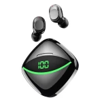 Casti Wireless ZERO CABLES cu Bass Puternic si Display Digital