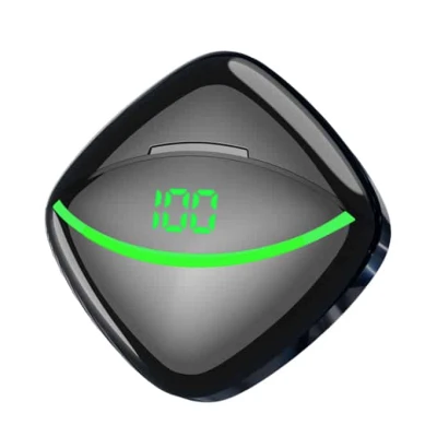 Casti Wireless ZERO CABLES cu Bass Puternic si Display Digital