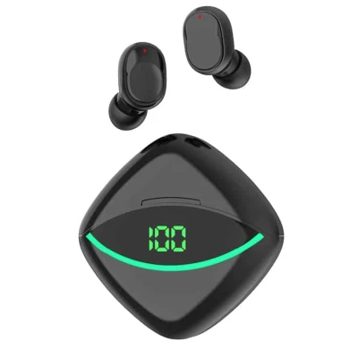 Casti Wireless ZERO CABLES cu Bass Puternic si Display Digital