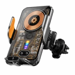 Suport Auto Magnetic M7 cu incarcare Wireless pentru telefon