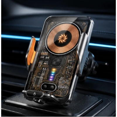 Suport Auto Magnetic M7 cu incarcare Wireless pentru telefon