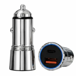 Incarcator Auto Rapid QC 4.0 + PD 30W cu 2 Porturi USB Model L 702