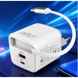Incarcator Rapid 65W cu Cablu USB C Retractabil PKG128