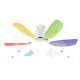 Ventilator de tavan cu lampa LED telecomanda luminozitate reglabila RGB