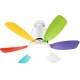 Ventilator de tavan cu lampa LED telecomanda luminozitate reglabila RGB