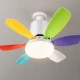 Ventilator de tavan cu lampa LED telecomanda luminozitate reglabila RGB