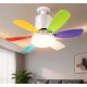 Ventilator de tavan cu lampa LED telecomanda luminozitate reglabila RGB