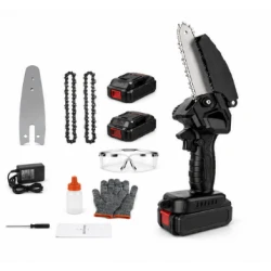 Mini Drujba electrica 6 Inch 48V cu 2 Acumulatori si Set Complet de Accesorii