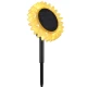 Lampa solara LED decorativa de gradina si de perete Floarea Soarelui 35CM alb cald