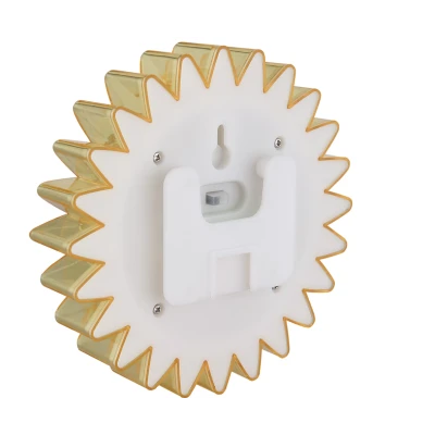 Lampa solara LED decorativa de gradina si de perete Floarea Soarelui 35CM alb cald
