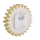Lampa solara LED decorativa de gradina si de perete Floarea Soarelui 35CM alb cald