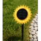 Lampa solara LED decorativa de gradina si de perete Floarea Soarelui 35CM alb cald