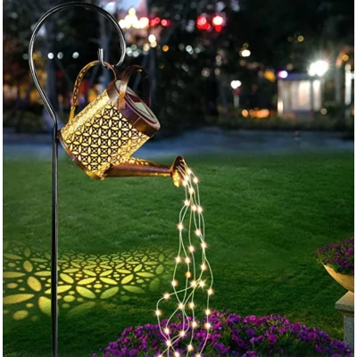 Lampa Solara LED Tip Stropitoare cu stele fier forjat 80 cm lumina Calda
