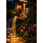 Lampa Solara LED Tip Stropitoare cu stele fier forjat 80 cm lumina Calda