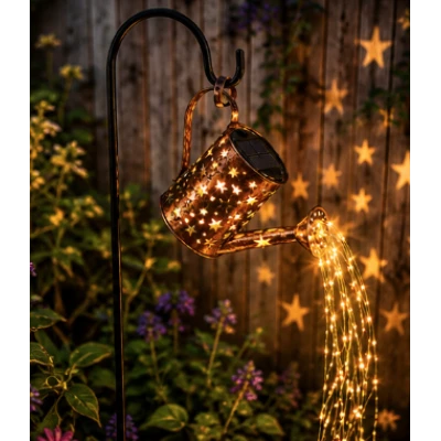 Lampa Solara LED Tip Stropitoare cu stele fier forjat 80 cm lumina Calda