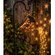 Lampa Solara LED Tip Stropitoare cu stele fier forjat 80 cm lumina Calda