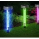 Lampa Solara de Gradina cu lumina Colorata LED