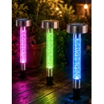 Lampa Solara de Gradina cu lumina Colorata LED