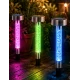Lampa Solara de Gradina cu lumina Colorata LED