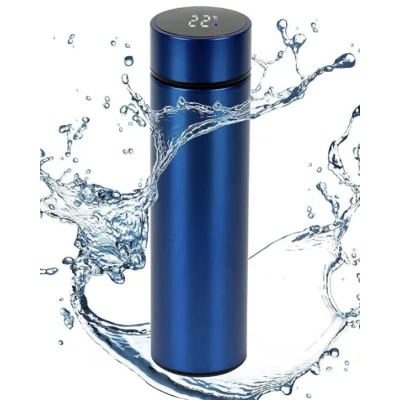 Termos cu afisaj electronic 500ml ALBASTRU