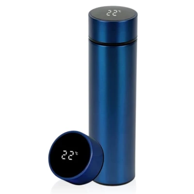 Termos cu afisaj electronic 500ml ALBASTRU