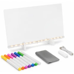Set tabla LED pentru desenat 30x20cm cu USB