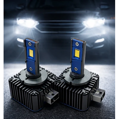 Set 2 Becuri D Series D1S LED 35W 10000 Lm 6500K