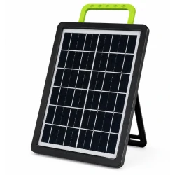 Panou solar 20W cu acumulator 2400mAh GD 120S portabil ABS cu cabluri de incarcare 37x38 cm